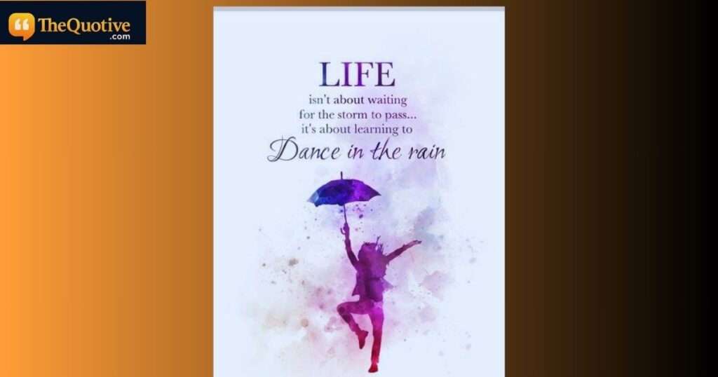 happy in the rain quotes