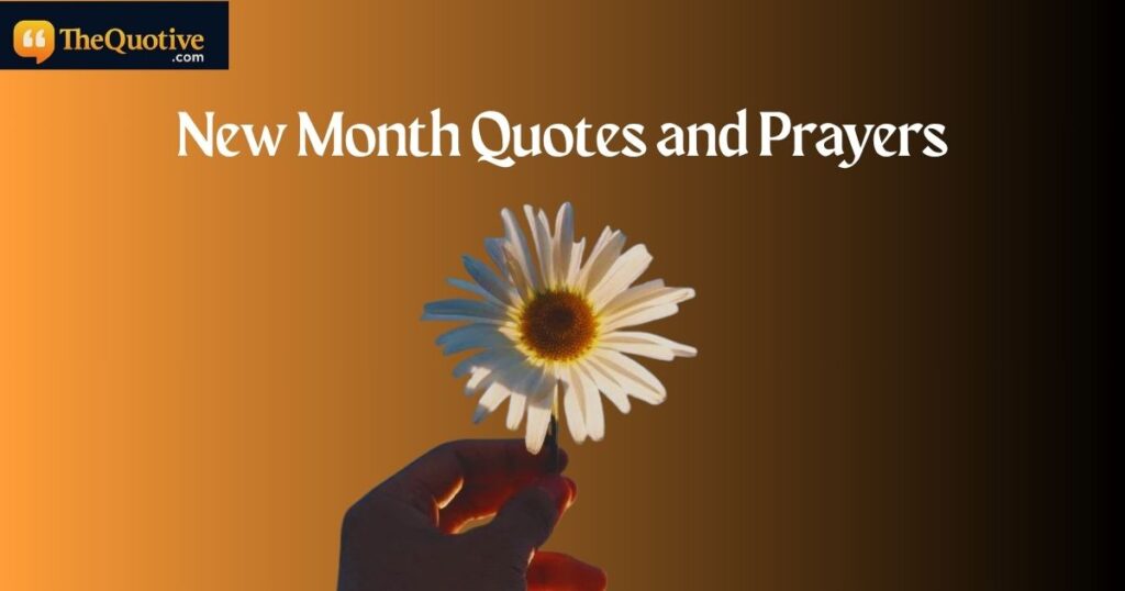 new month quotes and prayers