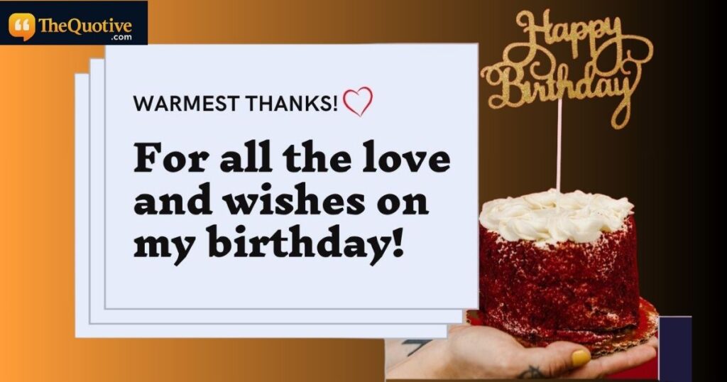 Emotional Thank You For Birthday Wishes Messages