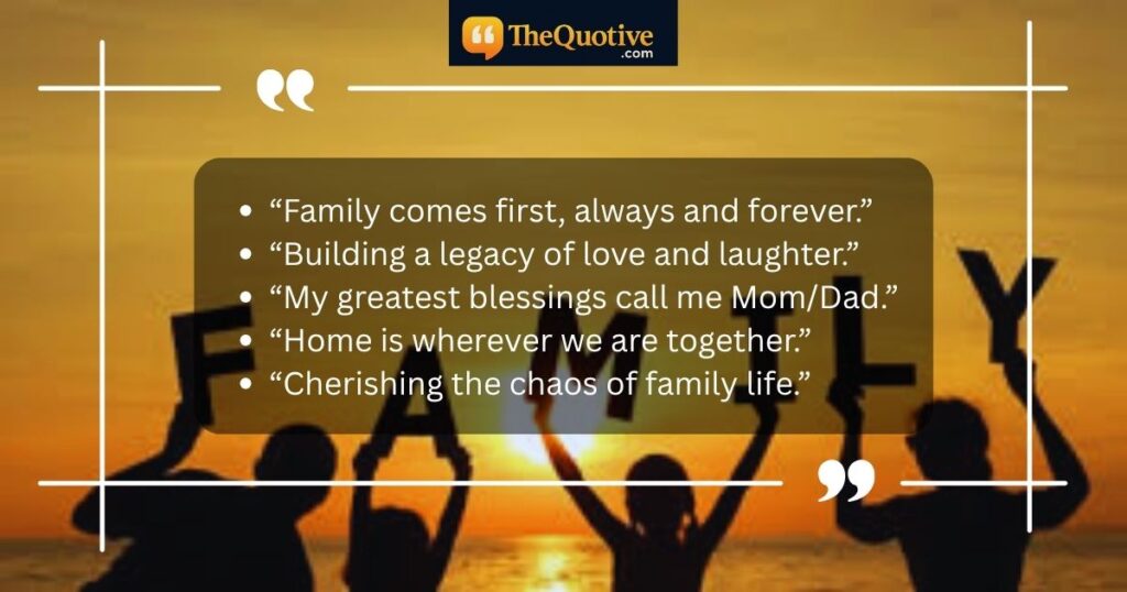 Facebook Bios for family