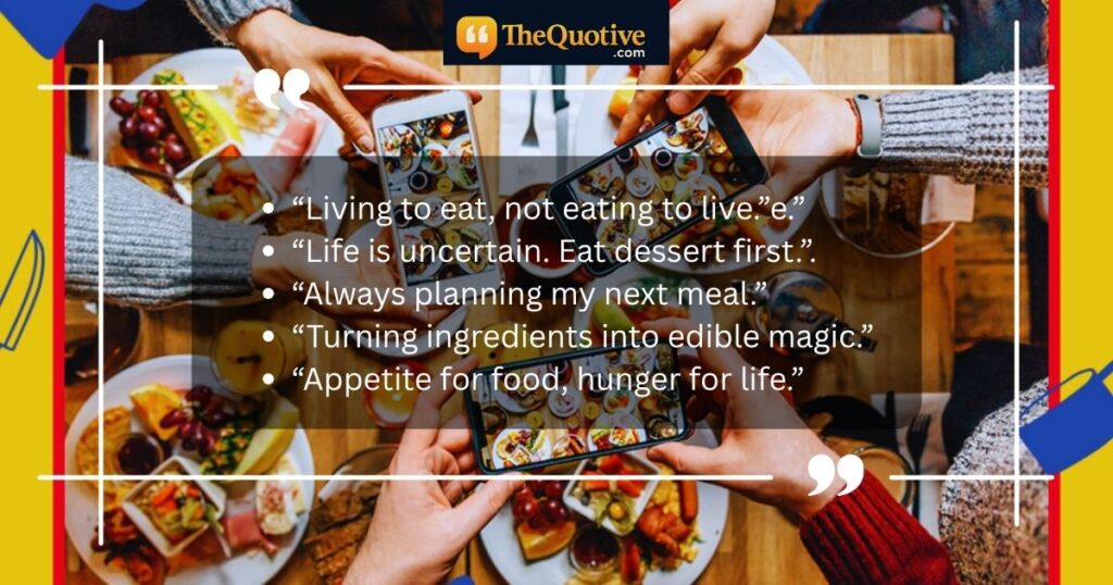 Foodie Facebook Bios