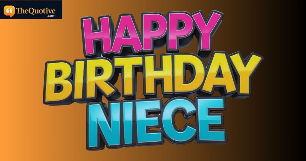 Happy Birthday Messages for Niece
