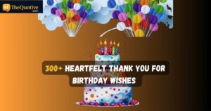 Thank You For Birthday Wishes