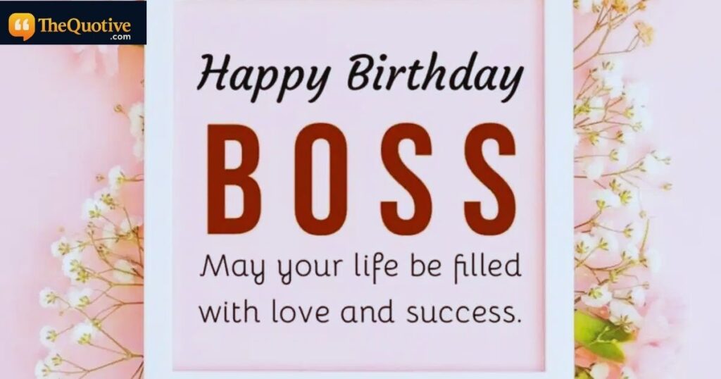 Thoughtful Birthday Wishes for Boss Lady