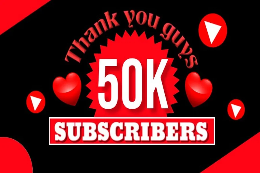 50K YouTube Subscribers
